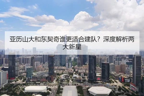亚历山大和东契奇谁更适合建队？深度解析两大新星